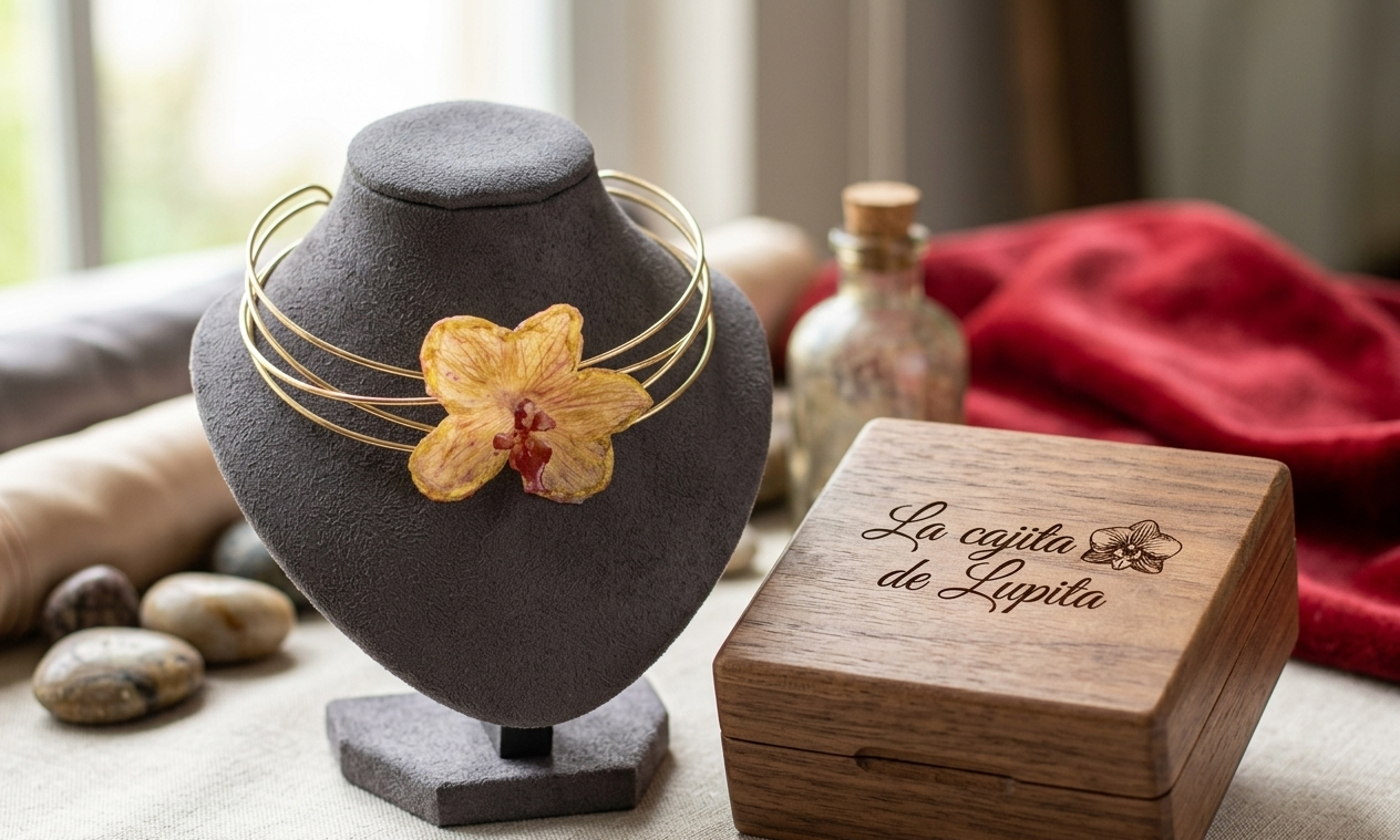 Collar Orquídea imperial