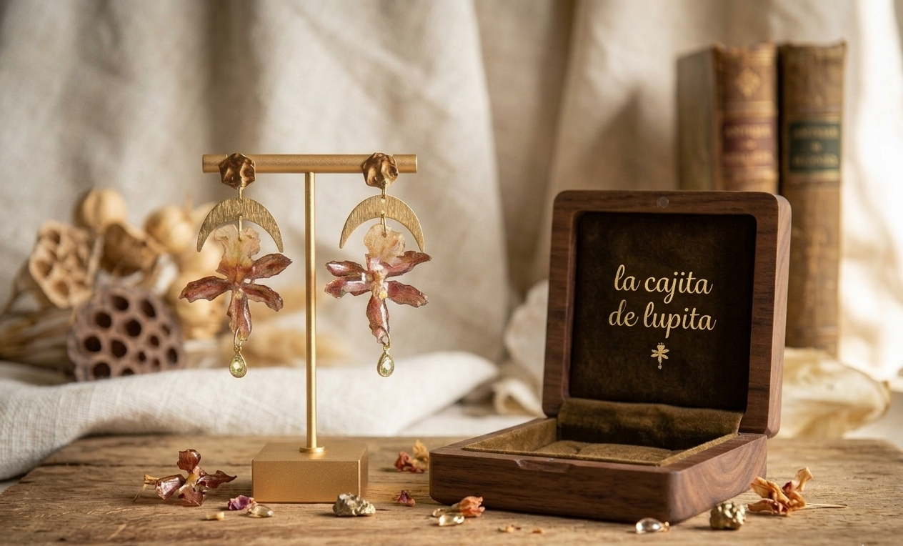 Pendientes Carmesís Intensos