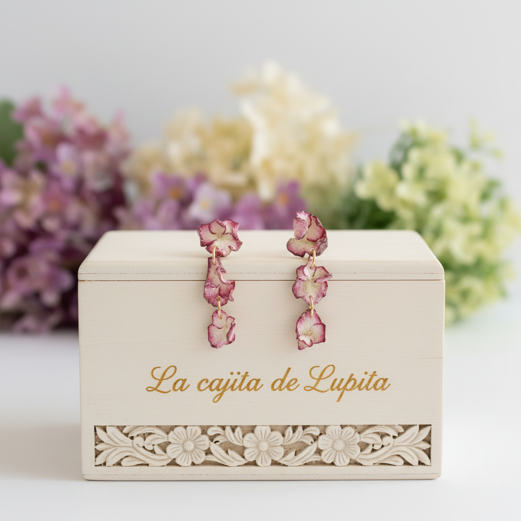 Pendientes Trilogía Lavanda